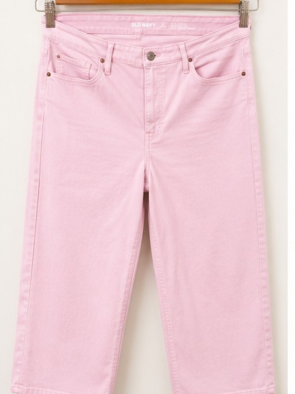 Old Navy Light Pink Straight Leg Jeans